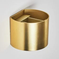 Hofstein Badajoz Wandleuchte LED Messing, Gold, 1-flammig -Wandleuchten Verkaufsgeschäft badajoz wandleuchte h3403570 14