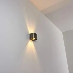 Hofstein Badajoz Wandleuchte LED Braun, 1-flammig -Wandleuchten Verkaufsgeschäft badajoz wandleuchte h3403594 8