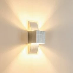 Hofstein Baltimore Wandleuchte LED Aluminium, 1-flammig -Wandleuchten Verkaufsgeschäft baltimore wandleuchte h392s2 10