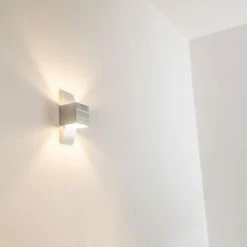 Hofstein Baltimore Wandleuchte LED Aluminium, 1-flammig -Wandleuchten Verkaufsgeschäft baltimore wandleuchte h392s2 13