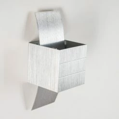 Hofstein Baltimore Wandleuchte LED Aluminium, 1-flammig -Wandleuchten Verkaufsgeschäft baltimore wandleuchte h392s2 14