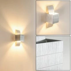 Hofstein Baltimore Wandleuchte LED Aluminium, 1-flammig -Wandleuchten Verkaufsgeschäft baltimore wandleuchte h392s2 17