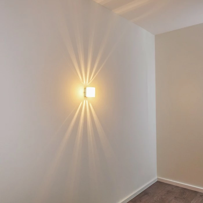 Hofstein Bamako Wandlampe Nickel-Matt, 1-flammig 13 Hofstein Bamako Wandlampe Nickel-Matt, 1-flammig – Bild 13