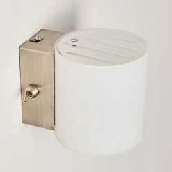 Hofstein Bamako Wandlampe Nickel-Matt, 1-flammig 33 Hofstein Bamako Wandlampe Nickel-Matt, 1-flammig -Wandleuchten Verkaufsgeschäft bamako wandlampe h391 13