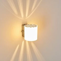 Hofstein Bamako Wandlampe Nickel-Matt, 1-flammig 25 Hofstein Bamako Wandlampe Nickel-Matt, 1-flammig -Wandleuchten Verkaufsgeschäft bamako wandlampe h391 5