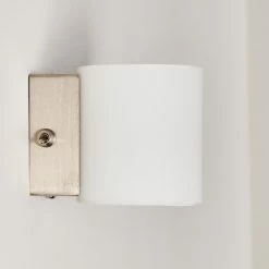 Hofstein Bamako Wandlampe Nickel-Matt, 1-flammig 26 Hofstein Bamako Wandlampe Nickel-Matt, 1-flammig -Wandleuchten Verkaufsgeschäft bamako wandlampe h391 6