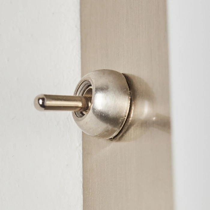 Hofstein Bamako Wandlampe Nickel-Matt, 1-flammig 9 Hofstein Bamako Wandlampe Nickel-Matt, 1-flammig – Bild 9