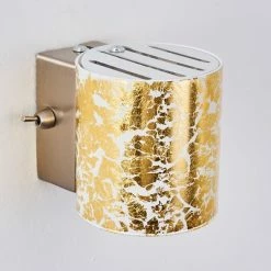 Hofstein Bamako Wandleuchte Nickel-Matt, 1-flammig -Wandleuchten Verkaufsgeschäft bamako wandleuchte h169613 do4 3