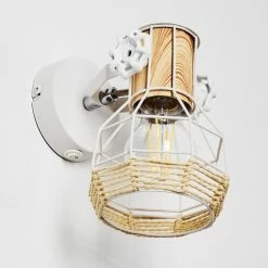 Hofstein Barbacena Wandleuchte Weiß, 1-flammig -Wandleuchten Verkaufsgeschäft barbacena wandleuchte h3322475 13