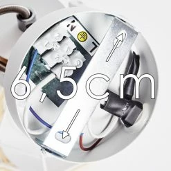 Hofstein Barbacena Wandleuchte Weiß, 1-flammig -Wandleuchten Verkaufsgeschäft barbacena wandleuchte h3322475 19