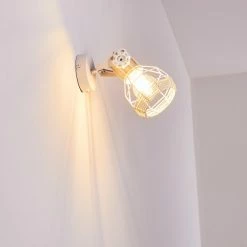 Hofstein Barbacena Wandleuchte Weiß, 1-flammig -Wandleuchten Verkaufsgeschäft barbacena wandleuchte h3322475 2