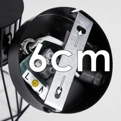 Hofstein Bardhaman Wandleuchte Schwarz, 1-flammig -Wandleuchten Verkaufsgeschäft bardhaman wandleuchte h3324509 20