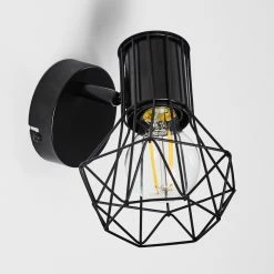 Hofstein Bardhaman Wandleuchte Schwarz, 1-flammig -Wandleuchten Verkaufsgeschäft bardhaman wandleuchte h3324509 8