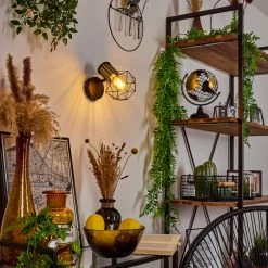 Hofstein Bardhaman Wandleuchte Messing, Schwarz, 1-flammig -Wandleuchten Verkaufsgeschäft bardhaman wandleuchte h3579398 10