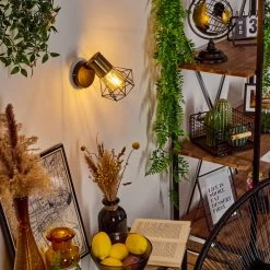 Hofstein Bardhaman Wandleuchte Messing, Schwarz, 1-flammig -Wandleuchten Verkaufsgeschäft bardhaman wandleuchte h3579398 6