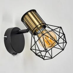 Hofstein Bardhaman Wandleuchte Messing, Schwarz, 1-flammig -Wandleuchten Verkaufsgeschäft bardhaman wandleuchte h3579398 7