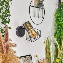 Hofstein Bardhaman Wandleuchte Messing, Schwarz, 1-flammig -Wandleuchten Verkaufsgeschäft bardhaman wandleuchte h3579398 9