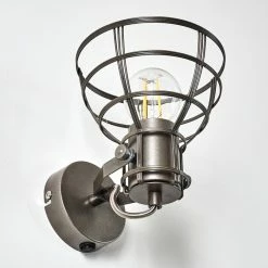 Hofstein Bareilly Wandleuchte Grau, 1-flammig -Wandleuchten Verkaufsgeschäft bareilly wandleuchte h3325025 10