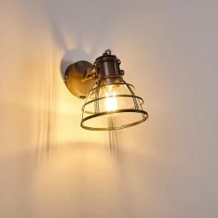 Hofstein Bareilly Wandleuchte Grau, 1-flammig -Wandleuchten Verkaufsgeschäft bareilly wandleuchte h3325025 13