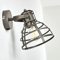 Hofstein Bareilly Wandleuchte Grau, 1-flammig -Wandleuchten Verkaufsgeschäft bareilly wandleuchte h3325025 20