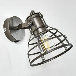 Hofstein Bareilly Wandleuchte Grau, 1-flammig -Wandleuchten Verkaufsgeschäft bareilly wandleuchte h3325025 3