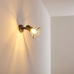 Hofstein Bareilly Wandleuchte Grau, 1-flammig -Wandleuchten Verkaufsgeschäft bareilly wandleuchte h3325025 4