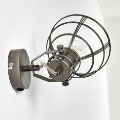 Hofstein Bareilly Wandleuchte Grau, 1-flammig -Wandleuchten Verkaufsgeschäft bareilly wandleuchte h3325025 8