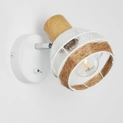 Hofstein Bariloche Wandleuchte Chrom, Weiß, 1-flammig -Wandleuchten Verkaufsgeschäft bariloche wandleuchte h3322499 11