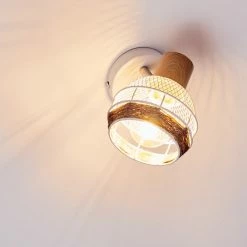 Hofstein Bariloche Wandleuchte Chrom, Weiß, 1-flammig -Wandleuchten Verkaufsgeschäft bariloche wandleuchte h3322499 14