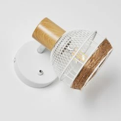 Hofstein Bariloche Wandleuchte Chrom, Weiß, 1-flammig -Wandleuchten Verkaufsgeschäft bariloche wandleuchte h3322499 17