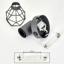 Hofstein Baripada Wandleuchte Chrom, Anthrazit, 1-flammig 16 Hofstein Baripada Wandleuchte Chrom, Anthrazit, 1-flammig -Wandleuchten Verkaufsgeschäft baripada wandleuchte h3388181 4