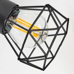 Hofstein Baripada Wandleuchte Schwarz, Holz dunkel, 1-flammig -Wandleuchten Verkaufsgeschäft baripada wandleuchte h3433966 2