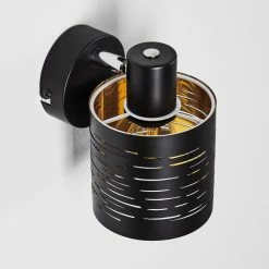 Hofstein Bathinda Wandleuchte Schwarz, 1-flammig -Wandleuchten Verkaufsgeschäft bathinda wandleuchte h3322598 3