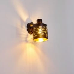 Hofstein Bathinda Wandleuchte Schwarz, 1-flammig -Wandleuchten Verkaufsgeschäft bathinda wandleuchte h3322598 8