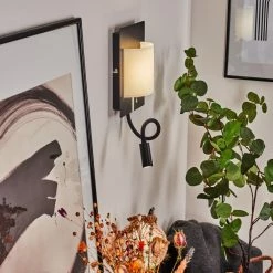 Hofstein Beaverton Wandleuchte LED Schwarz, 2-flammig -Wandleuchten Verkaufsgeschäft beaverton wandleuchte h3560617 10