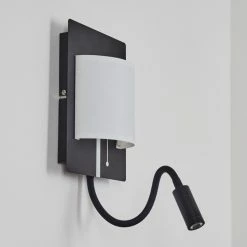 Hofstein Beaverton Wandleuchte LED Schwarz, 2-flammig -Wandleuchten Verkaufsgeschäft beaverton wandleuchte h3560617 7