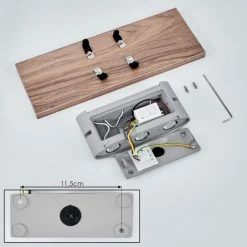 Hofstein Blandford Wandleuchte LED Grau, Naturfarben, 6-flammig -Wandleuchten Verkaufsgeschäft blandford wandleuchte h3570708 4