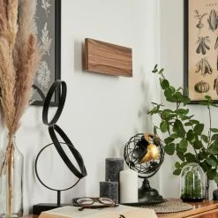 Hofstein Blandford Wandleuchte LED Grau, Naturfarben, 6-flammig -Wandleuchten Verkaufsgeschäft blandford wandleuchte h3570708 9