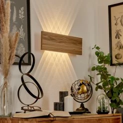 Hofstein Blandford Wandleuchte LED Grau, Naturfarben, 10-flammig -Wandleuchten Verkaufsgeschäft blandford wandleuchte h3570760 6