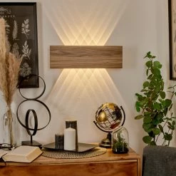 Hofstein Blandford Wandleuchte LED Grau, Naturfarben, 10-flammig -Wandleuchten Verkaufsgeschäft blandford wandleuchte h3570760 8