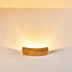 Hofstein Bochum Wandleuchte Gold, 1-flammig -Wandleuchten Verkaufsgeschäft bochum wandleuchte h3010167 do4 12