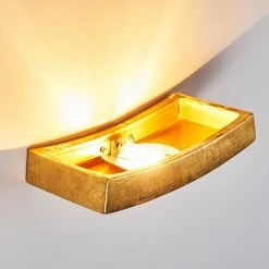 Hofstein Bochum Wandleuchte Gold, 1-flammig -Wandleuchten Verkaufsgeschäft bochum wandleuchte h3010167 do4 14