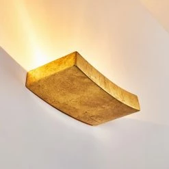 Hofstein Bochum Wandleuchte Gold, 1-flammig -Wandleuchten Verkaufsgeschäft bochum wandleuchte h3010167 do4 3