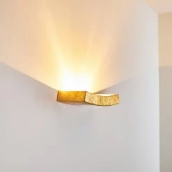 Hofstein Bochum Wandleuchte Gold, 1-flammig -Wandleuchten Verkaufsgeschäft bochum wandleuchte h3010167 do4 4