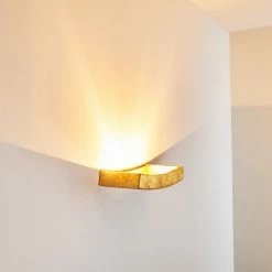 Hofstein Bochum Wandleuchte Gold, 1-flammig -Wandleuchten Verkaufsgeschäft bochum wandleuchte h3010167 do4 7