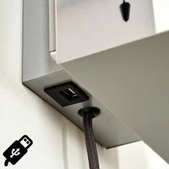 Hofstein Bocozell Wandleuchte Nickel-Matt, 2-flammig -Wandleuchten Verkaufsgeschäft bocozell wandleuchte h3446324 5