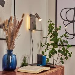 Hofstein Bocozell Wandleuchte Nickel-Matt, 2-flammig -Wandleuchten Verkaufsgeschäft bocozell wandleuchte h3446324 6