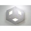 Bopp Leuchten BOX COMFORT Wandleuchte LED Silber, 3-flammig