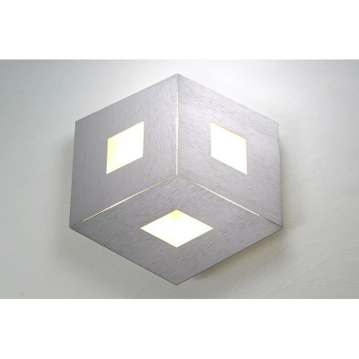 Bopp Leuchten BOX COMFORT Wandleuchte LED Silber, 3-flammig 1 Bopp Leuchten BOX COMFORT Wandleuchte LED Silber, 3-flammig