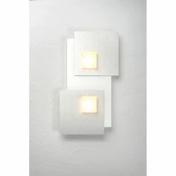 Bopp Leuchten Bopp PIXEL 2.0 Wandleuchte LED Weiß, 2-flammig
